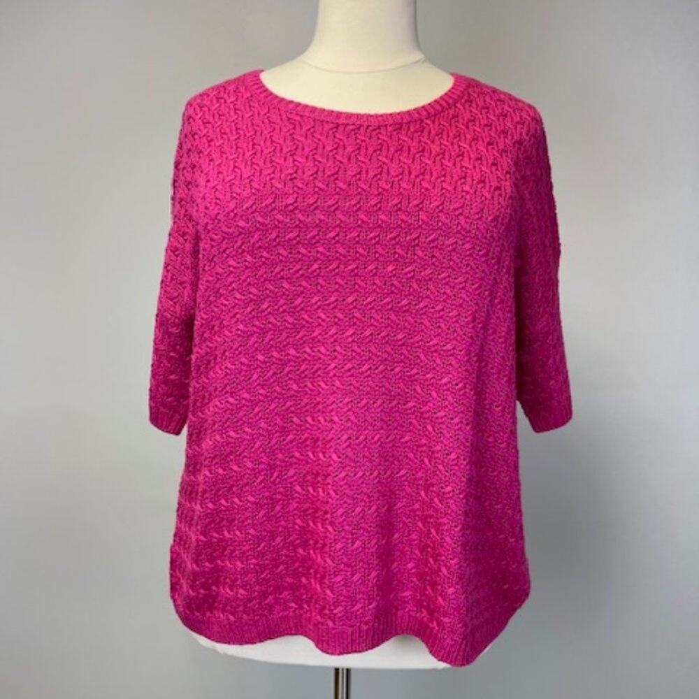 Coldwater Creek Short Sleeve Knit Sweater - Size 20 - 22